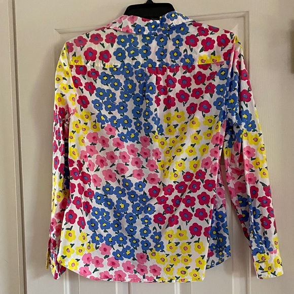Talbots Multicolor Floral Blouse - Picture 3 of 3